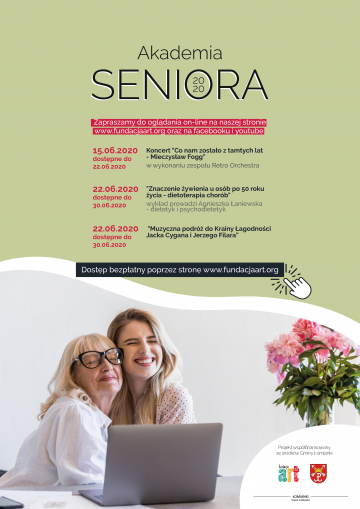 Akademia Seniora 2020 rusza on-line!!!